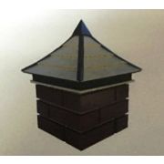 Колпак на столб №14 «Пагода-5» 400х400 мм