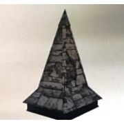 Колпак на столб №16 «Замок» 400х400 мм