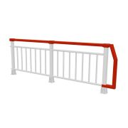 Ограждение перильное ОП-300.009.110-СП-1М стеклопластиковое мостовое