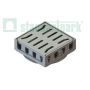 Поворотный модуль 150х150 из нержавеющей стали 5291501