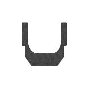 Переходник стальной оцинкованный для полимербетонного лотка 7020