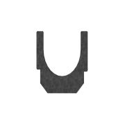 Переходник стальной оцинкованный для полимербетонного лотка 7030