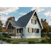 Сайдинг ёлочка Docke D5C Голубика