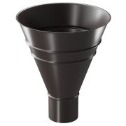 Воронка водосборная Stal Premium Шоколад, (RAL 8019)