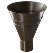 Воронка водосборная Stal Premium Каштан, (RAL 8017)