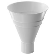 Воронка водосборная Stal Premium Пломбир, (RAL 9010)