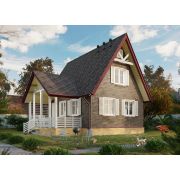 Угол наружный для фасадных панелей Алтай, Шоколад