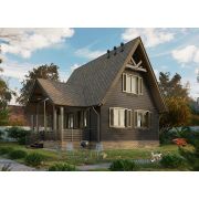 Гибкая черепица Docke Шестигранник Светло-коричневый