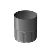 Муфта соединительная для водостока Stal Premium Графит, (RAL 7024)