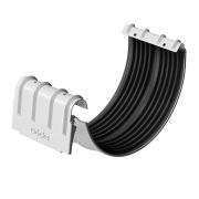 Соединитель желобов Stal Premium Пломбир, (RAL 9010)