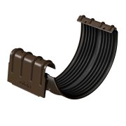 Соединитель желобов Stal Premium Каштан, (RAL 8017)