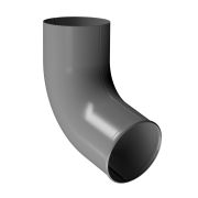 Отвод водосточной трубы Stal Premium Графит, (RAL 7024)