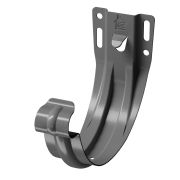 Кронштейн желоба карнизный (штампованный) Stal Premium Графит, (RAL 7024)