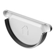 Заглушка желоба Stal Premium Пломбир, (RAL 9010)