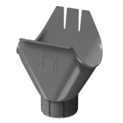 Водосточная воронка желоба Stal Premium Графит, (RAL 7024)