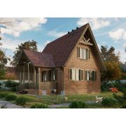 Гибкая черепица Docke Шестигранник Красный