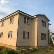 Сайдинг брус Docke D6S PASTEL Крем-брюле