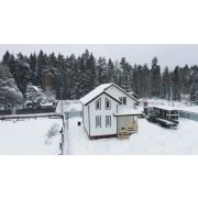 Угол желоба 90˚ Lux Пломбир, (RAL 9003)