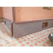 Угол наружный для фасадных панелей Stein, Тёмный орех