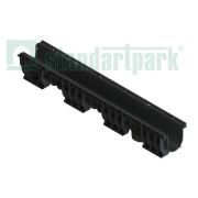 Лоток водоотводный пластиковый PolyMax Basic DN100 h155