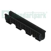 Лоток водоотводный пластиковый PolyMax Basic DN100 h200