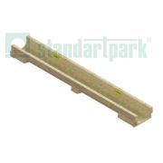 Лоток водоотводный полимербетонный CompoMax Basic DN100 h80