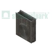 Пескоуловитель сборный PolyMax Basic DN100 h600 с низким бортом