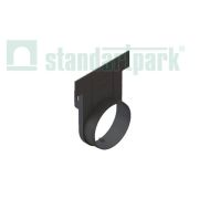 Заглушка с выпуском пластиковая для лотков водоотводных пластиковых 8040-М/80401-М