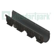 Лоток водоотводный пластиковый PolyMax Basic DN150 h215 с высоким бортом